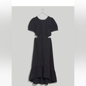 Madewell Denim Cutout Midi Dress